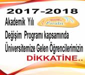 GELEN ÖĞRENCİLERİN DİKKATİNE